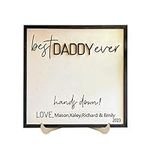 Personalized Fathers Day Handprint 