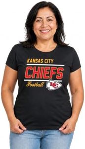 Chiefs Women's NFL Gameday T-Shirt - Black, Small