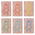 GoSports Roo Racers Sack Race Game 6 Pack - XL Size Burlap Potato Sack Races for Kids & Adults, Multi-Color