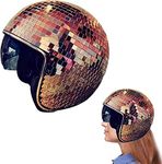 Disco Ball Helmet with Retractable 