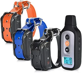 PetSpy XPro 3 Dog Training Shock Collar for 3 Dogs, 1000 Yards, Small to Large Dogs, with Vibration, Electric Shock and Beep, Waterproof, Remote Trainer (Three Dogs)