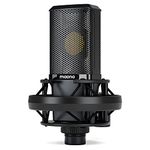 XLR Condenser Microphone with 34mm Large Diaphragm, MAONO Professional Cardioid Studio Mic for Podcasting, Recording, Streaming, Vocals, Voice Over, Music, ASMR(PM500)