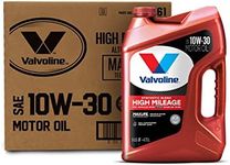 Valvoline High Mileage with MaxLife Technology SAE 10W-30 Synthetic Blend Motor Oil 5 QT, Case of 3 (Packaging May Vary)
