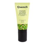 Quench Oil Control Moisturizer with Chia Seeds Omega 3 | Fast Absorbing & Non-Greasy Lightweight Cream for Oily Skin with Relaxing Roller Ball Applicator | Made in Korea (75ml)