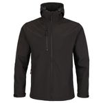 Fort - Holkham Jacket - Large - Black Jacket - Softshell Fabric - Rain Coats for Men - Waterproof Jacket - Comfortable & Durable - Winter Jackets for Men - Mens Winter Jackets