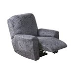 Eco-Ancheng Recliner Slipcovers 4-Pieces Lazyboy Recliner Covers Recliner Couch Covers Recliner Chair Cover Non Slip Reclining Slipcovers with Storage Pockets Furniture Protector for Living Room