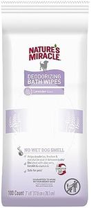 Nature’s Miracle Deodorizing Bath Wipes Lavender Scent, 100 ct