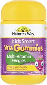 Nature's Way Kids Smart Vita Gummies Multivitamin and Vegies Pastilles (Pack of 60)