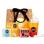 Bubble Tea Syrup Kit Gift Set with 3 Servings | Syrup + Tea + Boba Set | The TeaShed