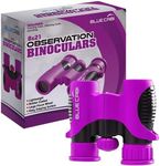 BlueCabi 8x21 Kids Binoculars – Compact, Durable and Lightweight with Magnification up to 8X – with Rubber Coating and Anti-Slip Texture – Includes Neck Strap, Wipe Cloth & Carry Case – Purple/Black