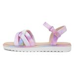 Walkright Ulrika Kids Multi Marble Flat Sandal - Size 1 UK - Multicolour