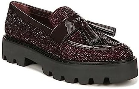 Franco Sarto Women's Balinna Slip on Loafer, Brown Sparkle, 11