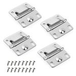 Alocs Cooler Stainless Steel Hinges Replacement for Coleman Cooler Parts Ice Chest Hinges 5235 5250 5277 5286b 5299 6262 6270 6286-4 Pack