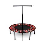 ChangeMe 44-Inch Rebounder with Bungees & Stainless Steel with Foldable Legs for Fitness & Rehab – Ideal for Adults & Seniors, Commercial & Home Use – Heavy-Duty, (Red)