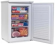 English Electric Under Counter Freezer EEF085H 91 Litre 55cm wide, White, Reversible Door - 4 Freezer Drawers