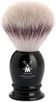 MÜHLE Classic Silvertip Badger Fiber Brush | High-Grade Black Resin Handle | Luxury Shave Accessory for Men