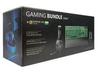 Razer Gaming Bundle 3-in-1: Ornata V3 X Gaming Keyboard, Kraken V3 X Wired USB Headset, DeathAdder Essential Gaming Mouse,Black