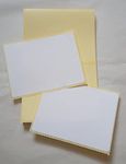 50 X Large Plain White Sticky Self Adhesive Postage Parcel Labels 100 x 75mm. 4 X 3" Blank Address Labels