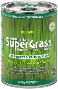 Green Nutritionals Australian 100% Organic Supergrass 600g powder - Vegan