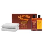 Leather Honey Complete Leather Care Kit Including Leather Conditioner (8 oz), Leather Cleaner (8 oz) and Two Applicator Cloths for use on Leather Apparel, Furniture, Auto Interiors, Shoes, Bags