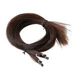 Yibuy 32.68 Inch Brown Horse Hair for Violin Bow Replacement