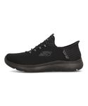 Skechers Men's Summits High Range Hands Free Slip-in Sneaker, Black/Black, 9.5 Wide