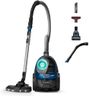 PHILIPS 5000 Serie Beutelloser Staubsauger – Kompakt, 900 W Saugleistung, PowerCyclone 7, TriActive+ LED-Düse, HEPA Allergy H13-Filter, Multi-Oberflächen-Reinigung, Hygienisches Entleeren (FC9557/09)