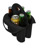 CHILDHOOD Beer Carrier Beer Holder 6 Pack Insulated Neoprene Beer Bottles Carrier Tote 12 oz Beer Bottles Can Cooler Holder