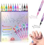 DZCKTFYGRT 12 Colors Nail Art Pens 