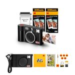 KODAK Mini Shot 2 ERA 4PASS 2-in-1 Instant Camera and Photo Printer (2.1x3.4) (Camera + 68 Sheets (8 Initial Sheets + 60 Sheets Pack) + Gift Accessories, Black)