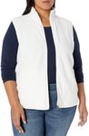 Amazon Essentials Women's Classic-Fit Sleeveless Polar Soft Fleece Vest (Available in Plus Size), Ivory, Medium