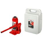 AFF Capacity 3506C 6 Ton Heavy Duty Bottle Jack with Plastic Carrying Case