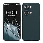 kwmobile Case Compatible with OnePlus Nord 3 5G Case - Protective Slim TPU Phone Cover - Soft Matte Finish - Dark Slate