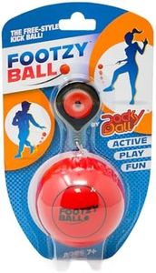 PockyBall - FOOTZYBall - Jeu Intérieur/Extérieur dès 4 Ans - Balle Mousse + Fil Rétractable - Sport & Réflexes - Augmente L'activité Physique et la Capacité de Concentration