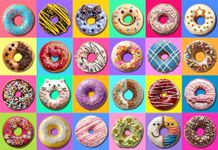 JOYZEXY Puzzles for Kids Ages 4-8-10 Boys Girls, Colorful Donuts 100 Piece Puzzle Children Learning Educational Toys Gifts for 4, 5, 6, 7, 8-10 Years Old