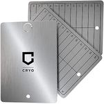 CRYO Crypto Seed Storage - Crypto Steel Wallet - Recovery Seed Phrase Storage - Cold Storage Cryptocurrency Bitcoin Backup - Stores 12 to 48 Words (CARD)