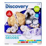 Discovery Break Your Own Geodes, at-Home STEM Kits for Kids Age 8 and Up, Geode & Crystal Kits, Birthday Parties & Sleepover Activities