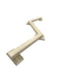 Wooden Zig Zag Balance Beam for Outdoor Exercise, Childrens Play Balance Beam.