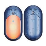 COTOP Hand Warmers Rechargeable 2 Pack, 6000mAh Electric Portable Handwarmers for Glove Pocket, 3 Levels Heat, up to 24hrs Reusable Pocket Heater for Walking, Running, Camping,Tech Gift for Men Women