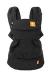 Tula Hemp Explore Baby Carrier from birth, 3-in-1 Outward Facing Baby Carrier, Ergonomic Adjustable Baby Carrier (3.2-20.4 kg) (Obsidian)