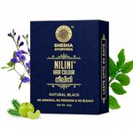 SHESHA AYURVEDA Nilini Hair Colour - Ayurvedic, No Ammonia, No Peroxide, No Perborates, No Bleach,Natural Black Colour (40g)