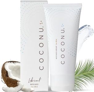 Coconu Water Based Personal Lubricant | Vegan | for Couples, Men, Women and Personal Use | Cruelty Free, Edible, Hypoallergenic | 3.0 oz