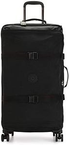 Kipling Women’s Spontaneous 31-Inch Softside Spinner Wheel Luggage, Integrated TSA Accepted Lock, Black Noir, Checked-Large