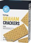 Amazon Brand - Happy Belly Honey Graham Crackers, 14.4 ounce (Pack of 1)