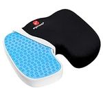 Ergonauts Memory Foam Gel Enhanced Seat Cushion & Back Cushion (Back Cushion)