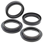 All Balls Racing 56-137 Fork & Dust Seal Kit Compatible with/Replacement for Honda Kawasaki Suzuki Yamaha