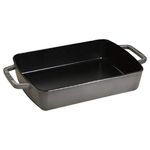 STAUB CAST Iron CAST Iron Square Oven Dish, Graphite-Grey (40510-324-0)