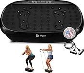 LifePro Hexaplate Lite Vibration Plate Exercise Machine with Magnetic Acupoints -Vibration Plate Machine for Full Body Workout -Vibrating Plate with Loop & Resistance Bands for Fitness