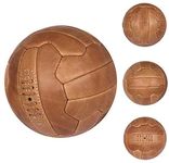 Oryx Sports Retro Vintage Soccer Ball - Antique Leather Football Brown Size 5