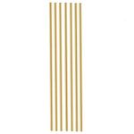 Comonc 3.6mm/9/64 inch Solid Brass Rods Lathe Bar Stock Kit Brass Round Stock 3.6mm/9/64 inch in Diameter 12 Inch in Length,C27400,7PCS